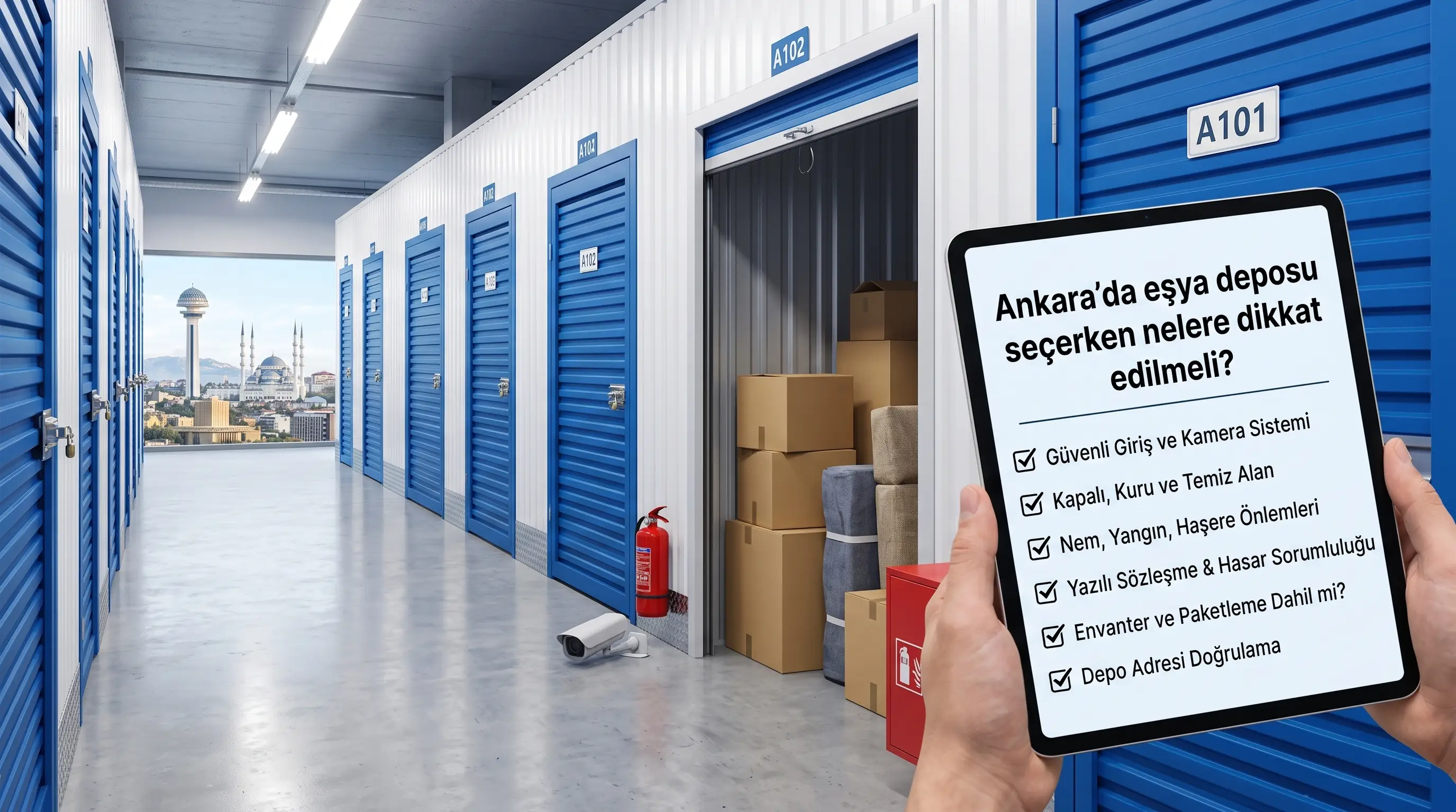 Ankara’da eşya deposu seçerken nelere dikkat edilmeli?